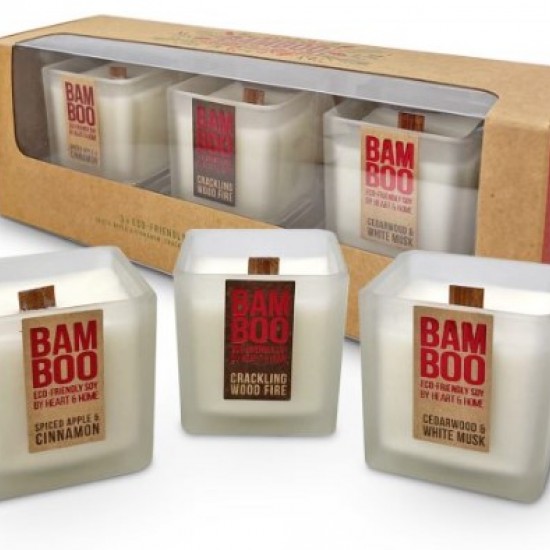 Bamboo AW22 3 x Mini Candle Gift Set