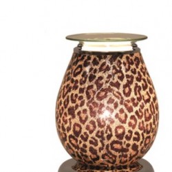 Gold leopard print aroma touch lamp burner