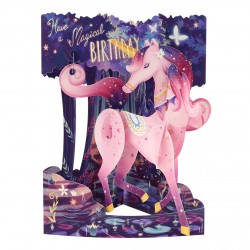 Magical birthday 3D Swinging card SC217