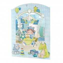 Baby boy 3D Swinging card SC188