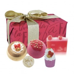 Fa la la festive Wrapped gift set