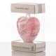 8cm friendship heart pastel gold