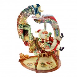 Hurry Down The Chimney 3D pendulum card XPD8033