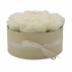  Soap flowers gift roses cream round 