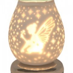 Satin sitting fairy touch lamp aroma burner