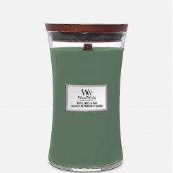 Mint leaves & oak large jar