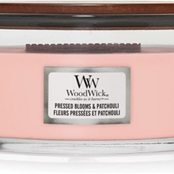 Pressed blooms & patchouli ellipse jar