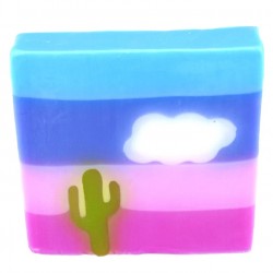 Sunset seeker soap slice