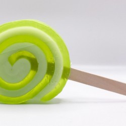 Lemon lime Roly Poly soap