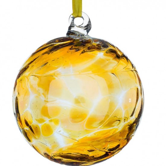 10cm birthstone ball Topaz- November