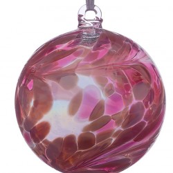 10cm birthstone ball pink tourmaline- October