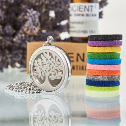 Aromatherapy necklace tree of life 30mm