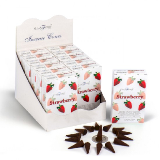 Strawberry Incense cones x15