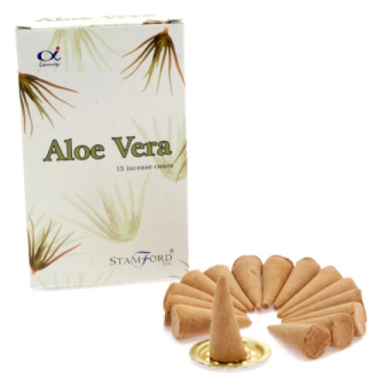 Aloe vera Incense cones x15pk