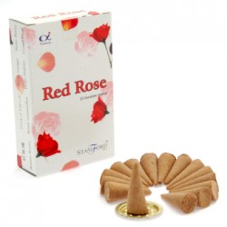 Red rose Incense cones x15pk