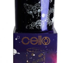 Celestial Gemstone Candle 200g with Amethyst Gems - Distant Daydreams