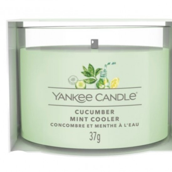 Cucumber mint cooler single filled votive