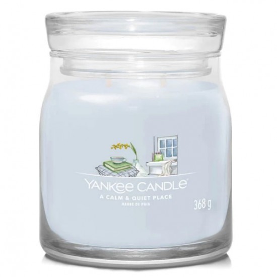 Signature a calm & quiet place medium jar 