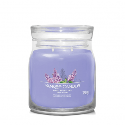 Signature lilac blossoms medium jar