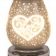 Satin love heart aroma touch burner