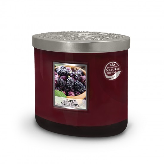 2 Wick Candle simply mulberry