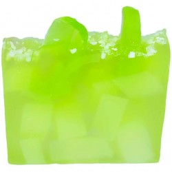 Mojito mix soap slice