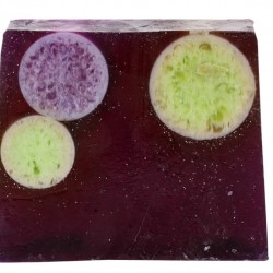 Planet rock soap slice