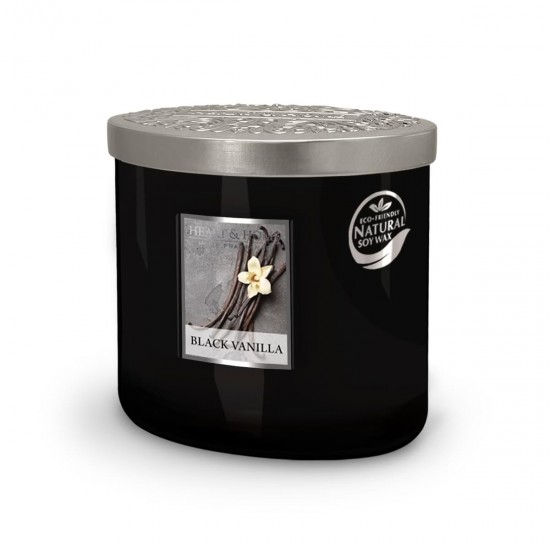 2 Wick Candle black vanilla