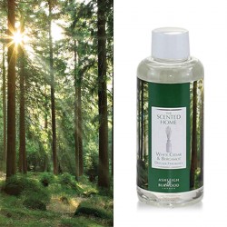 White cedar & bergamot reed diffuser refill