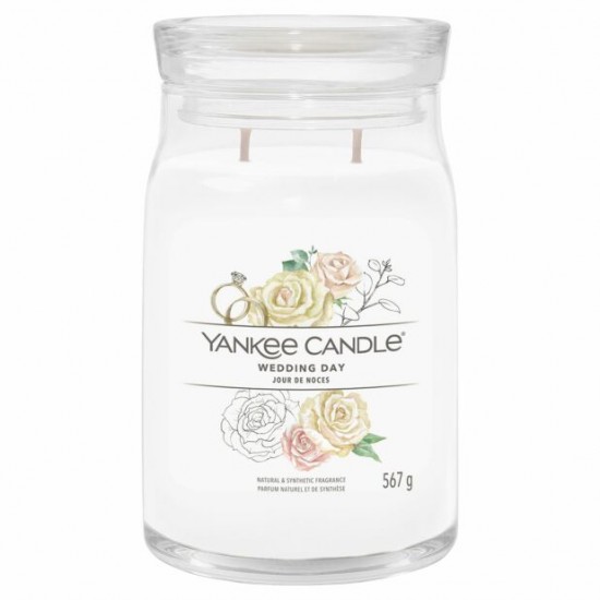 Signature wedding day large jar 