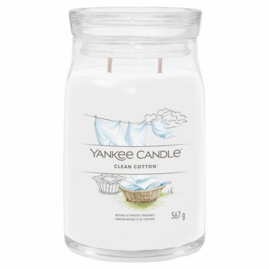 Signature clean cotton large jar 