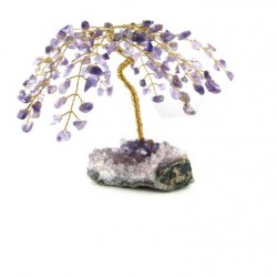 5" gemstone tree- Amethyst