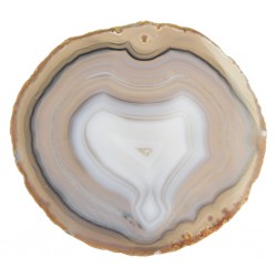 Agate slice 3-4" Natural