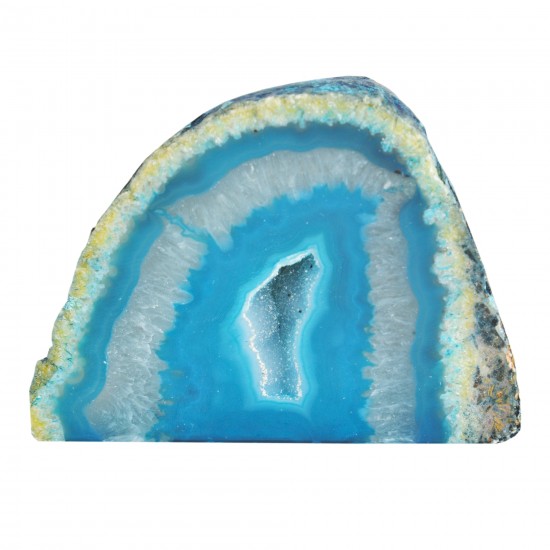 Cut base geode 2-3" Green