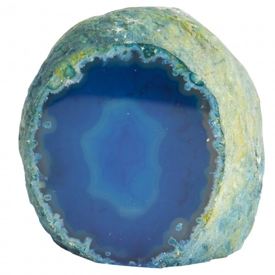 Agate cut base 3"-4" Nodule- Green