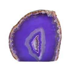 Cut base geode 2-3" Purple