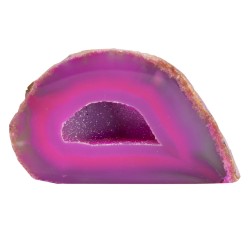 Cut base geode 2-3" Pink