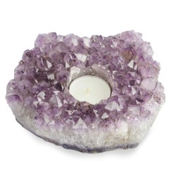 Amethyst tealight holder