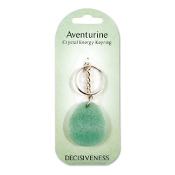 Crystal energy Keyring- Aventurine