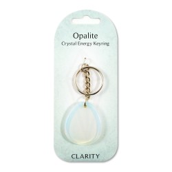 Crystal energy Keyring- Opalite