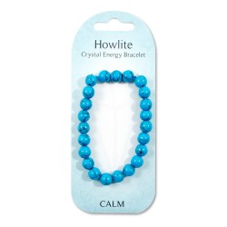 Crystal energy bracelet- Howlite