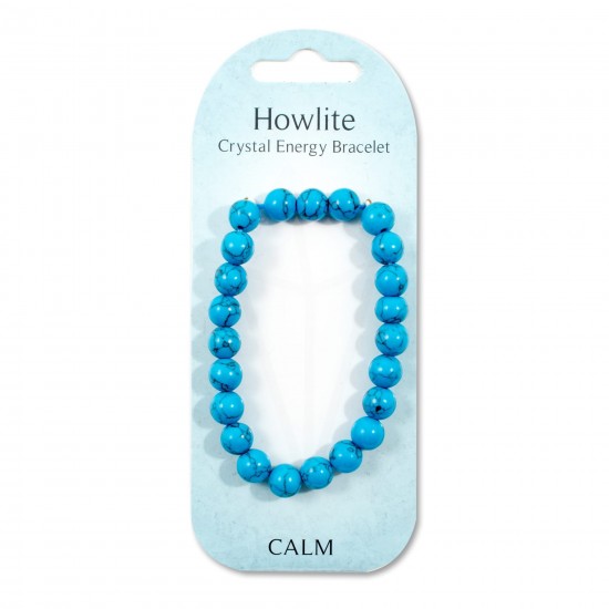 Crystal energy bracelet- Howlite