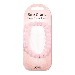 Crystal energy bracelet- Rose Quartz