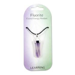 Crystal energy pendant- Fluorite