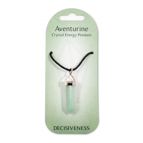 Crystal energy pendant- Aventurine