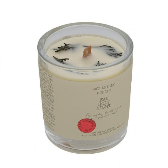 Eau lovely Eau holy night Candle with fresh pine