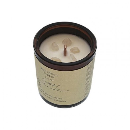 Eau so grateful Candle gemstone Candle