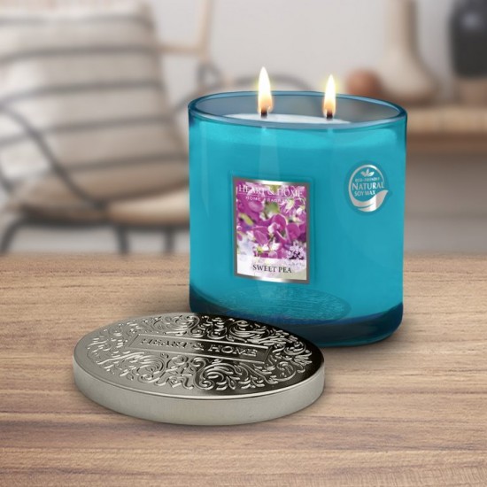 2 Wick Candle Sweet Pea