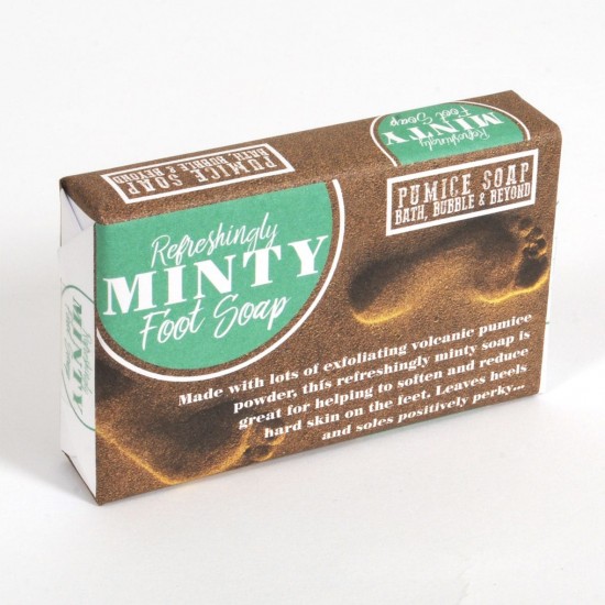 Minty Pumice Foot Soap Boxed