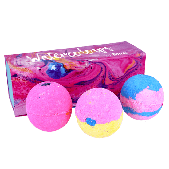 Watercolours bath bomb Trio In Gift Box 